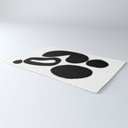 Ink Pond White Background Rug Gallery Image 3