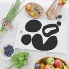 Ink Pond White Background Cutting Board Gallery Image 2