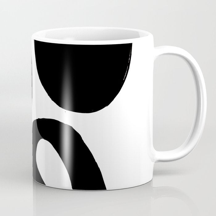 Ink Pond White Background Coffee Mug Gallery Image 1