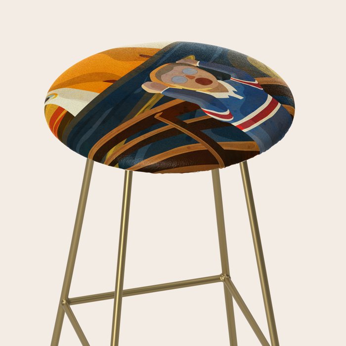 The Honk - The Scream Parody | Goose MEME Stool Gallery Image 2