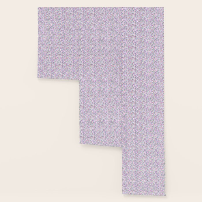 Retro Lilac Ditsy Cottage Garden Floral Wallpaper Gallery Image 3