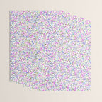Retro Lilac Ditsy Cottage Garden Floral Wrapping Paper Gallery Image 3
