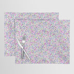 Retro Lilac Ditsy Cottage Garden Floral Placemat Gallery Image 1