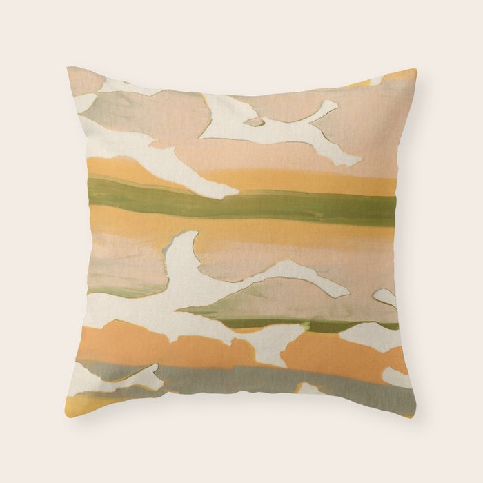 Summer Glow #1 Throw Pillow Gallery Image 1