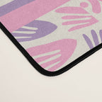 Trippy Patchwork Collage Retro Aesthetic Abstract Pattern Pink and Purple Desk Mat Gallery Image 4