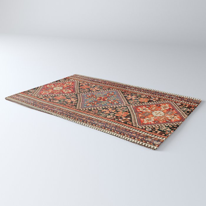 Qashqa'i  Antique Fars Southwest Persian Rug Print Rug Gallery Image 3
