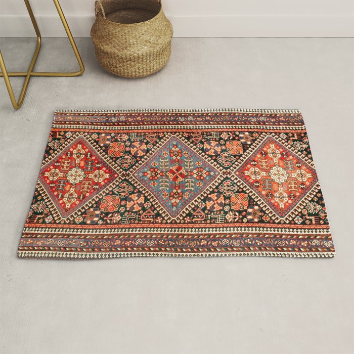 Qashqa'i  Antique Fars Southwest Persian Rug Print Rug Gallery Image 1