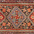 Qashqa'i  Antique Fars Southwest Persian Rug Print Coffee Mug Gallery Image 2
