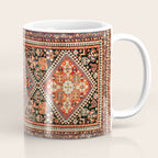 Qashqa'i  Antique Fars Southwest Persian Rug Print Coffee Mug Gallery Image 1