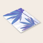 Indigo Blooms Abstract Botanical Notebook Gallery Image 3