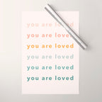 you are loved rainbow  Wrapping Paper Gallery Image 1