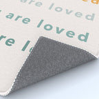 you are loved rainbow  Rug Gallery Image 4