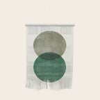 Circle Abstract - Greenery Wall Hanging Gallery Image 1
