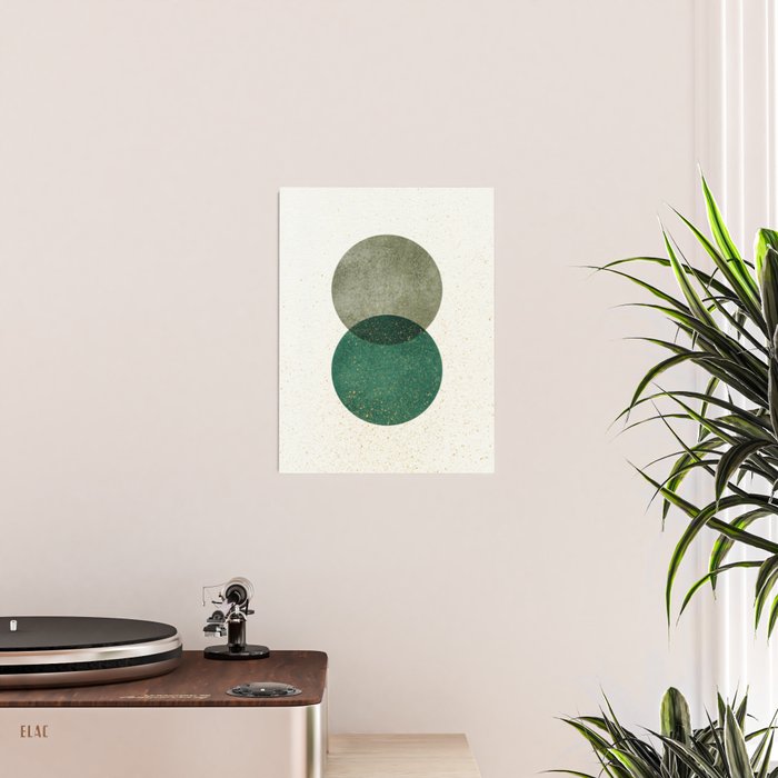 Circle Abstract - Greenery Poster Gallery Image 2