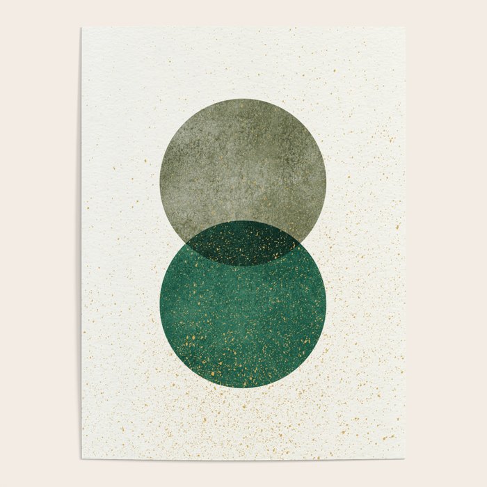 Circle Abstract - Greenery Poster Gallery Image 4