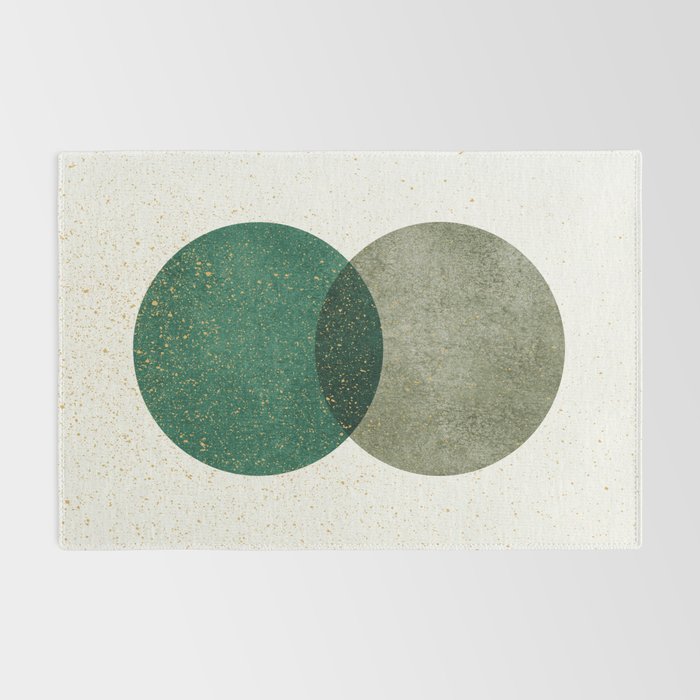 Circle Abstract - Greenery Rug Gallery Image 2