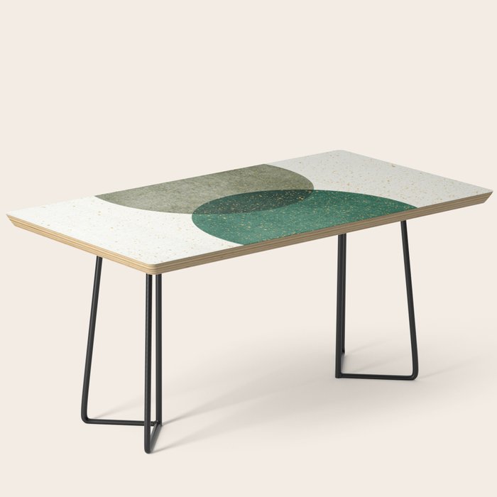 Circle Abstract - Greenery Coffee Table Gallery Image 1