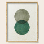 Circle Abstract - Greenery Serving Tray Gallery Image 1