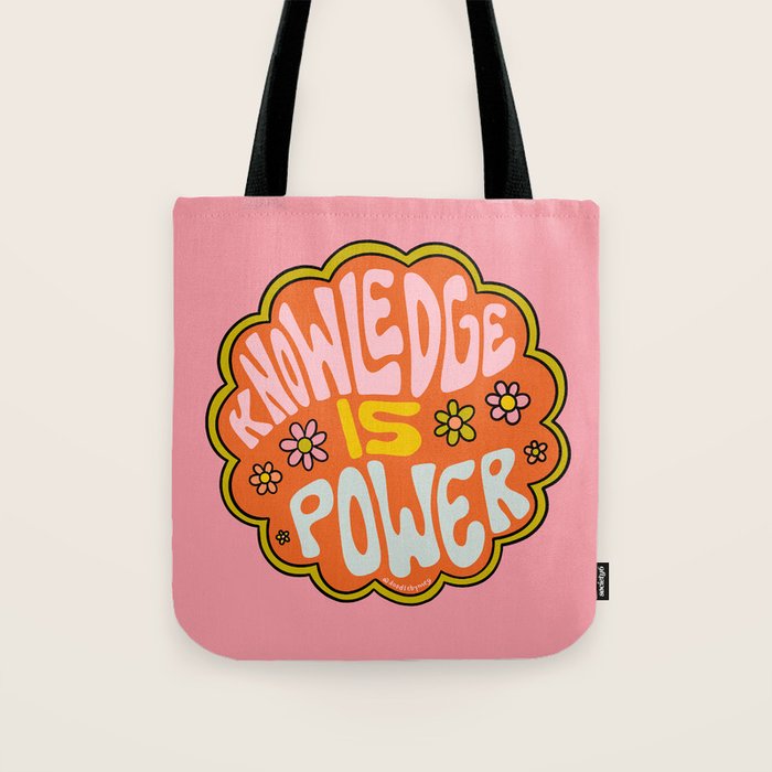 Knowledge is Power Tote Bag Gallery Image 1