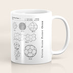 Soccer Ball Patent - Football Art - Black Chalkboard Coffee Mug Gallery Image 1