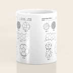 Soccer Ball Patent - Football Art - Black Chalkboard Coffee Mug Gallery Image 4