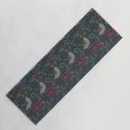William Morris Bird and Anemone Forest Indigo Yoga Mat Gallery Image 1