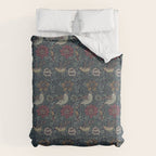 William Morris Bird and Anemone Forest Indigo Comforter Gallery Image 6