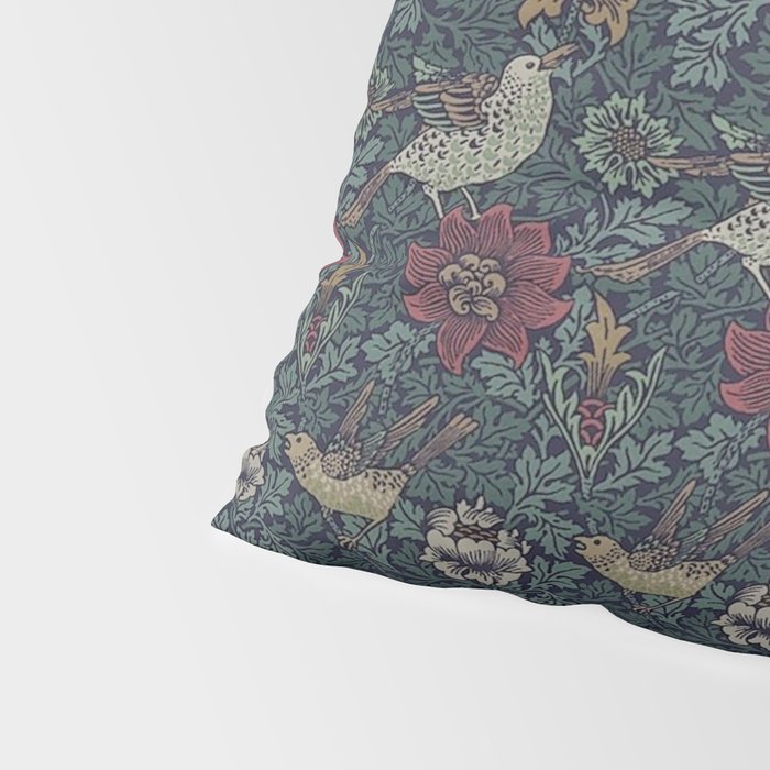 William Morris Bird and Anemone Forest Indigo Pillow Sham Gallery Image 4
