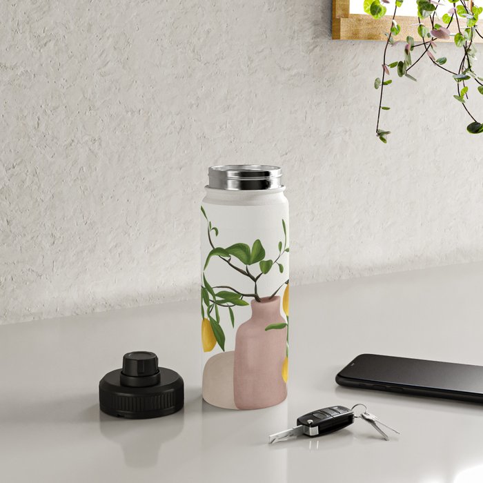 Lemon Branches Water Bottle Gallery Image 4