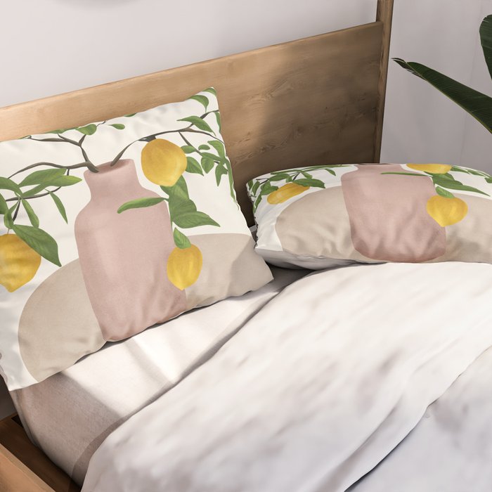 Lemon Branches Pillow Sham Gallery Image 2