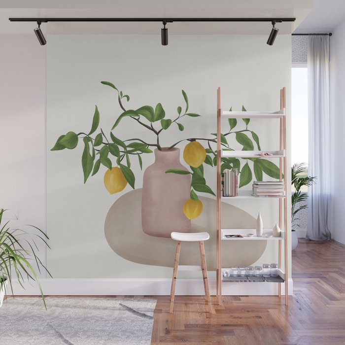 Lemon Branches Wall Mural Gallery Image 1
