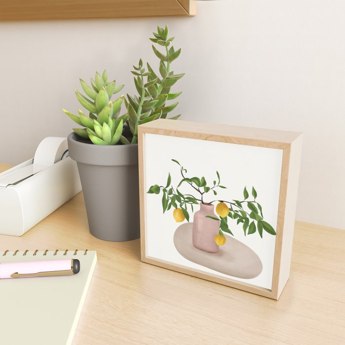 Lemon Branches Mini Art Print Gallery Image 2