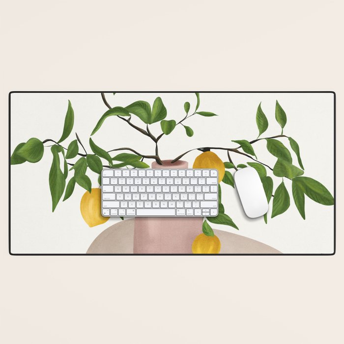 Lemon Branches Desk Mat Gallery Image 1