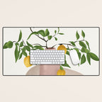 Lemon Branches Desk Mat Gallery Image 1