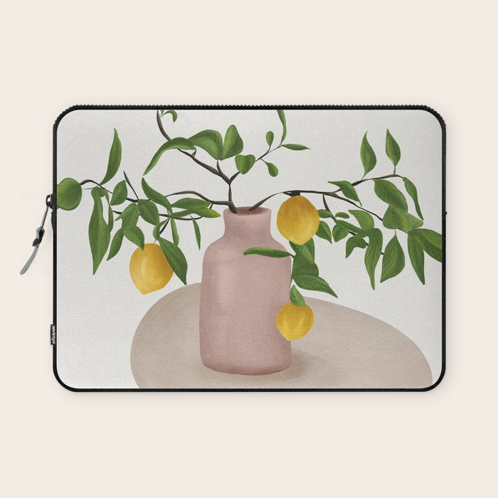 Lemon Branches Laptop Sleeve Gallery Image 1