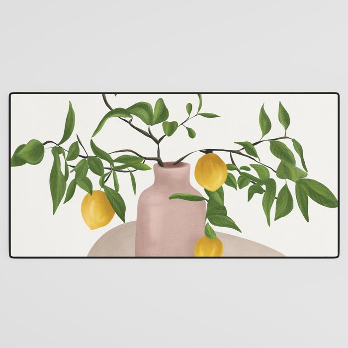 Lemon Branches Desk Mat Gallery Image 3