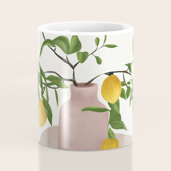 Lemon Branches Coffee Mug Gallery Image 4