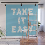 Take It Easy Sky Blue Wall Mural Gallery Image 1