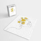 Mustard Bloom Girl Jigsaw Puzzle Gallery Image 2