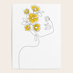 Mustard Bloom Girl Poster Gallery Image 4