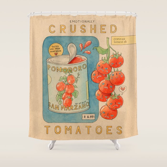 Tomatoes Shower Curtain Gallery Image 1