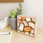Ghost Print in Green Mini Art Print Gallery Image 2