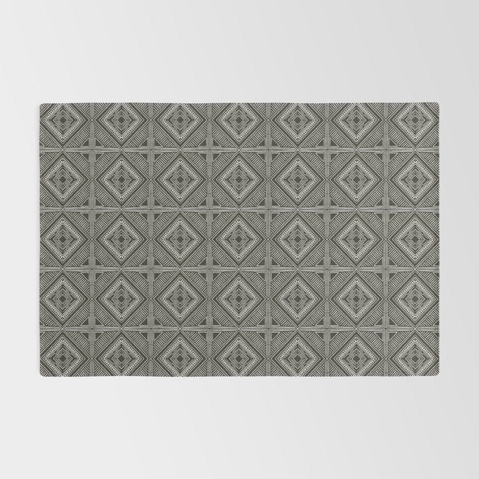 Boho Tiles | Charcoal Rug Gallery Image 2