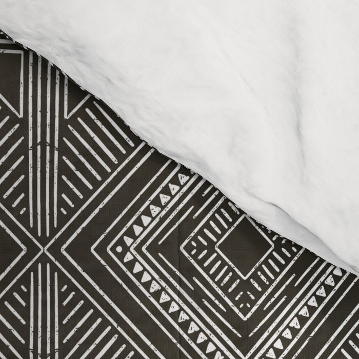 Boho Tiles | Charcoal Comforter Gallery Image 4