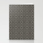 Boho Tiles | Charcoal Stationery Card Gallery Image 2