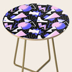 Abstract geometric shape modern pattern art Side Table Gallery Image 2