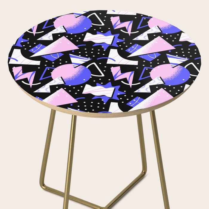 Abstract geometric shape modern pattern art Side Table Gallery Image 2