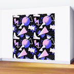 Abstract geometric shape modern pattern art Wall Mural Gallery Image 2