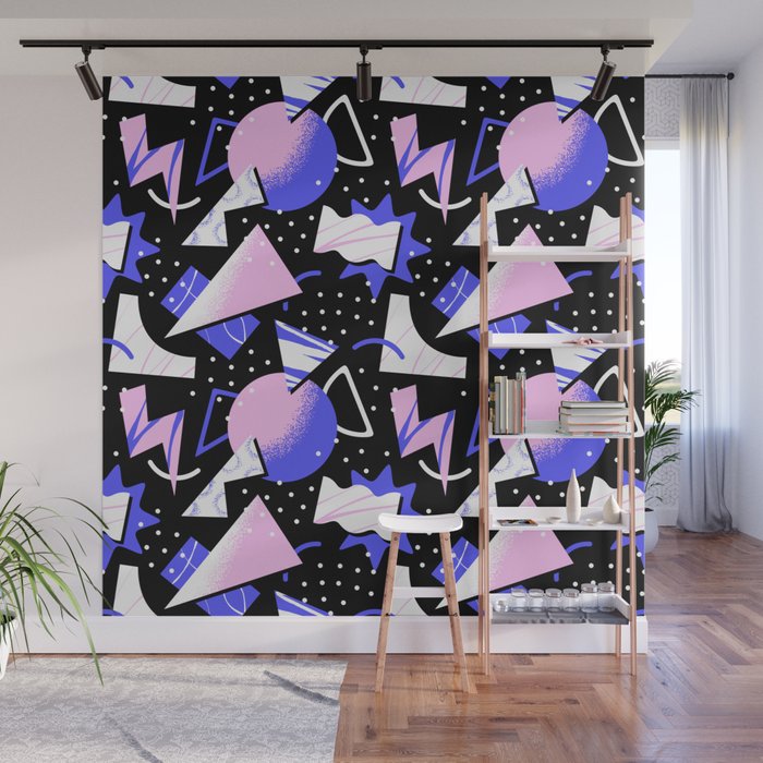 Abstract geometric shape modern pattern art Wall Mural Gallery Image 1