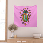 Cancer Beetle Wall Tapestry Gallery Image 2